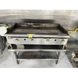 Vulcan 4' x 28" Gas Griddle with SS Table | Rig Fee $100