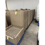 LOT (125) Plastic Bread Trays, Brown, 22" x 26" | Rig Fee $150