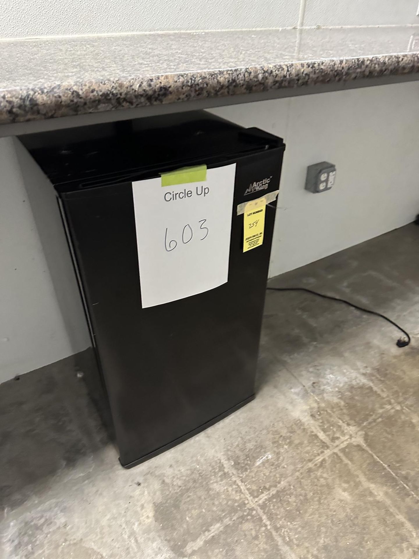 LOT Refrigerator, Stool, Files | Rig Fee $50 - Image 2 of 5