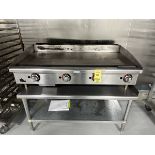 Starmax 4' x 28" Gas Griddle with SS Table | Rig Fee $100