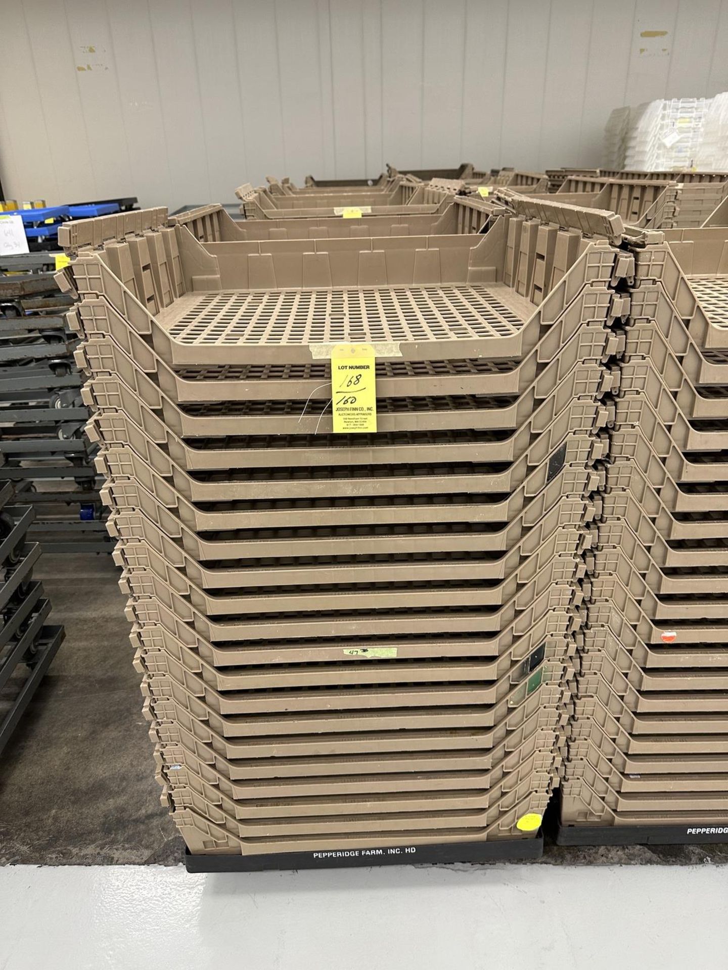 LOT (160) Plastic Bread Trays, Brown, 22" x 26" | Rig Fee $150 - Image 2 of 2