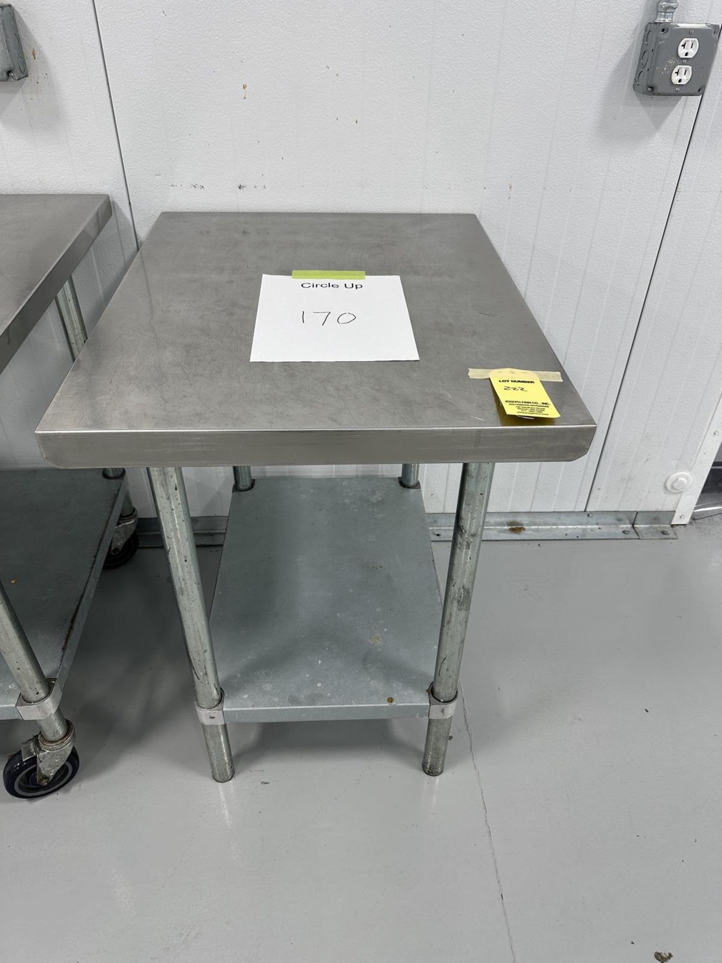 LOT (4) 2' x 30" Asst. Stainless Steel Tables | Rig Fee $50 - Image 2 of 2