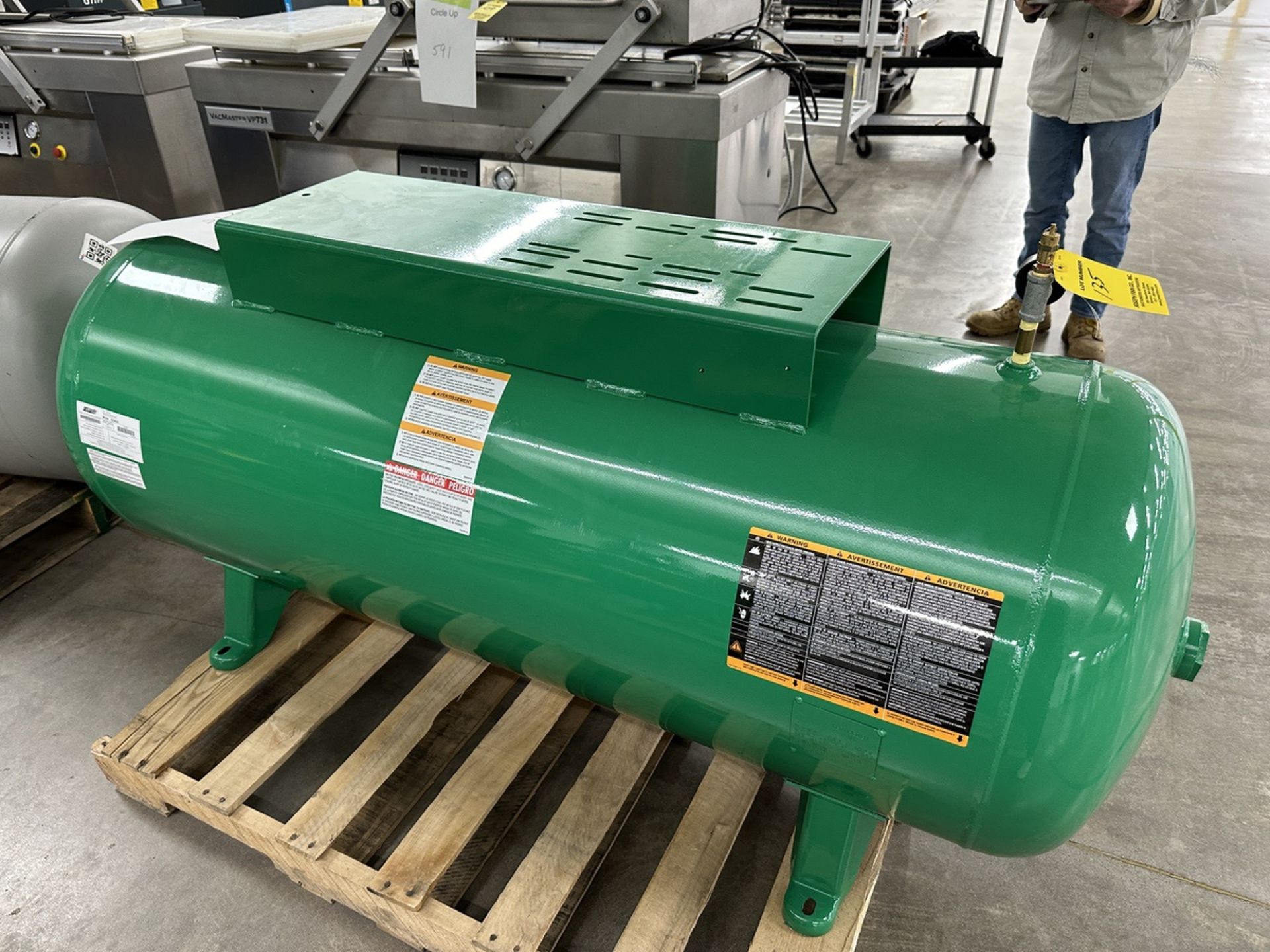 2022 Speedaire 5Z362A Steel Air Compressor Tank (New) | Rig Fee $125