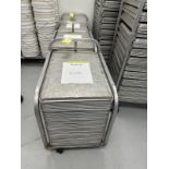 LOT (180) Aluminum Trays w/ (3) Port. Carts | Rig Fee $100