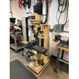 Jet Model JVM-836-3 Vertical Milling Machine, 1.5 HP, Stock 690038, S | Rig Fee $700 See Desc