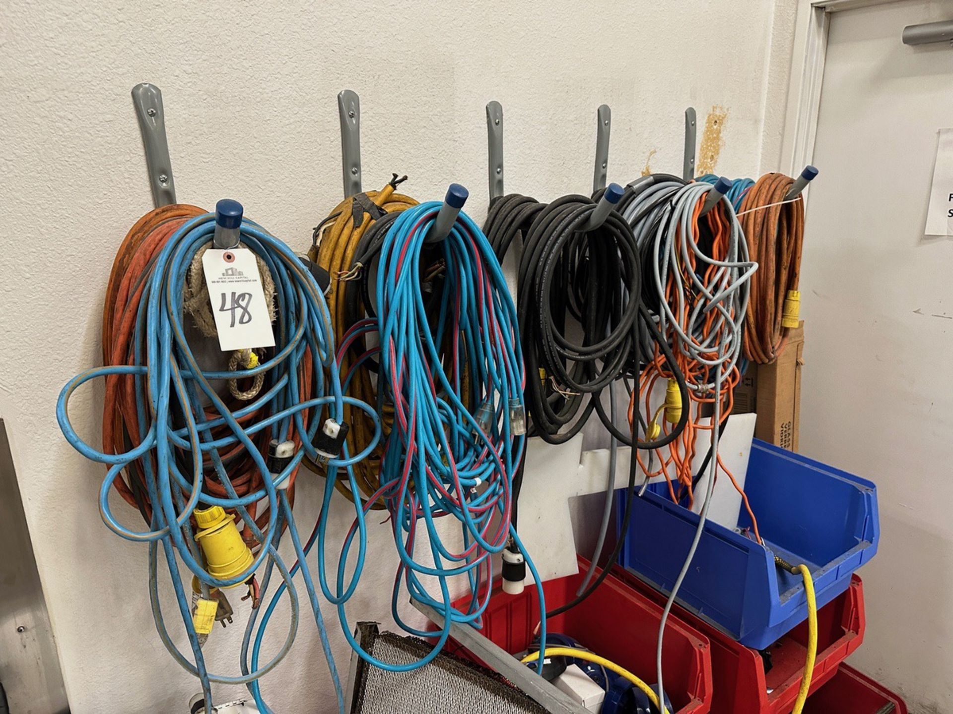 Lot of Extension Cords and Hangers | Rig Fee $250