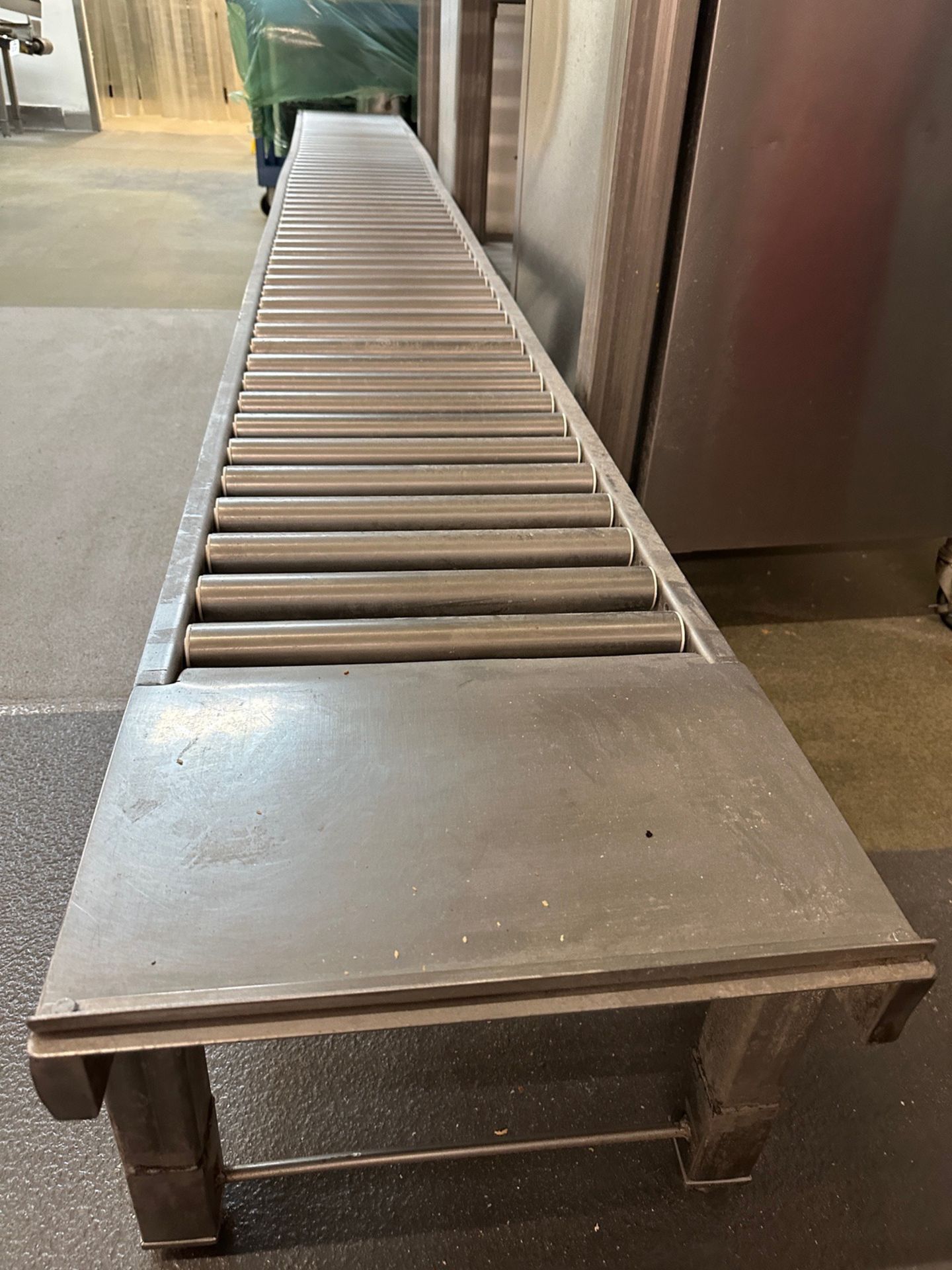 Stainless Steel Roller Conveyor (Approx. 16" x 15') | Rig Fee $650 - Image 2 of 2
