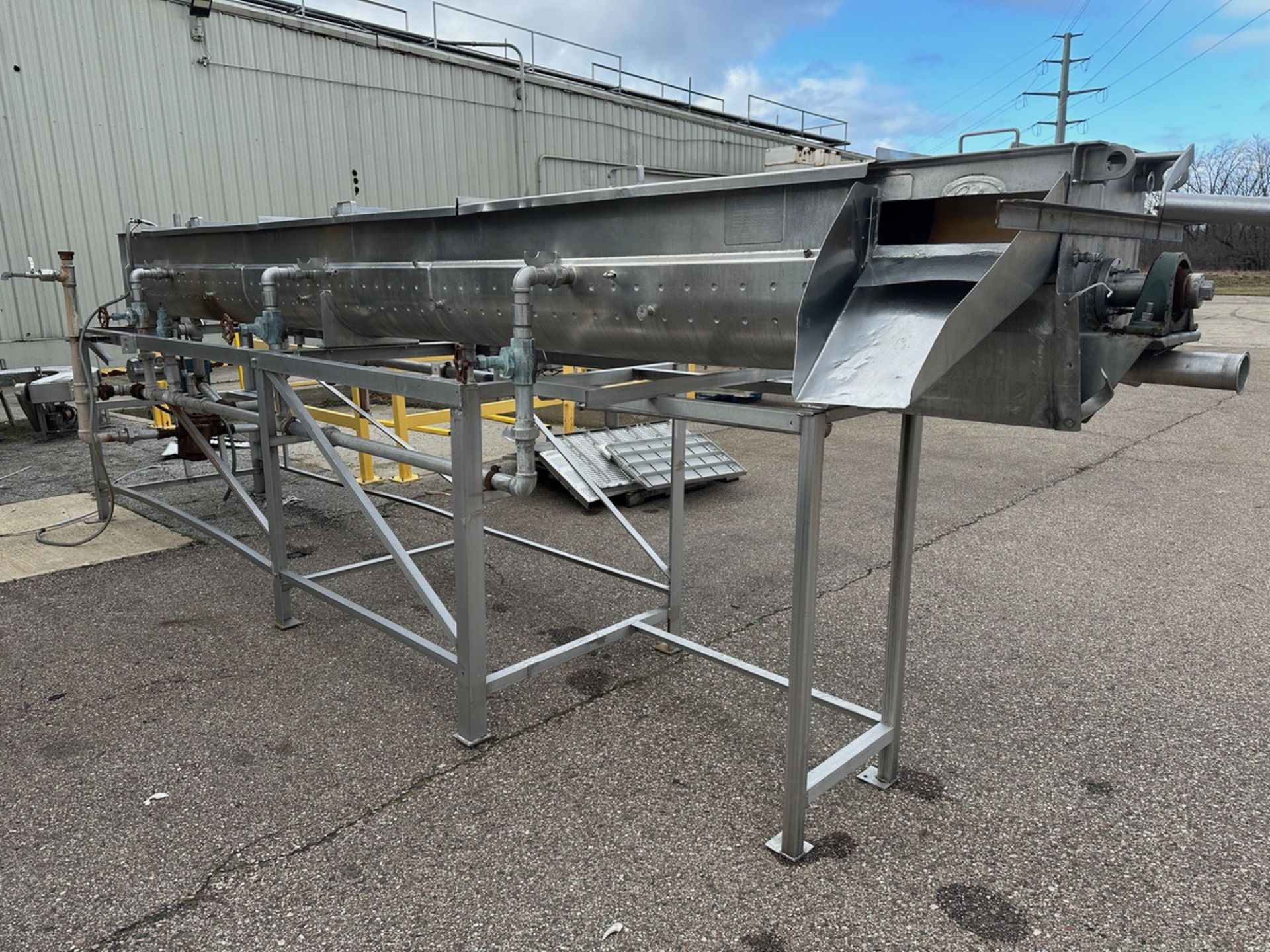 Rietz Stainless Steel Screw Auger Conveyor with Jacketed Trough - Model | Rig Fee $450