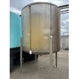Stainless Steel Single Walled Tank - Dish Bottom and Top Mounted Manway | Rig Fee $500