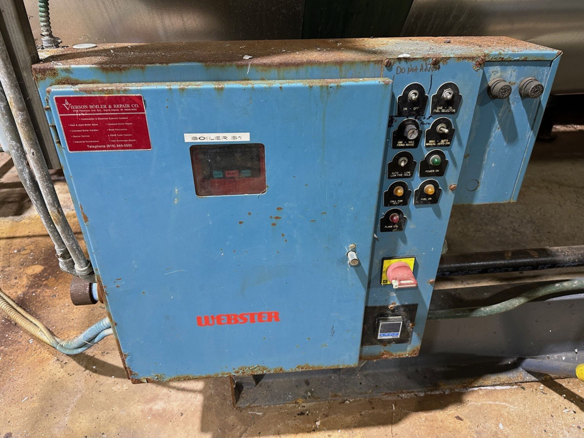 300 HP Johnston Boiler with Webster HD Series Heater currently in good w | Rig Fee $3000 - Image 9 of 9