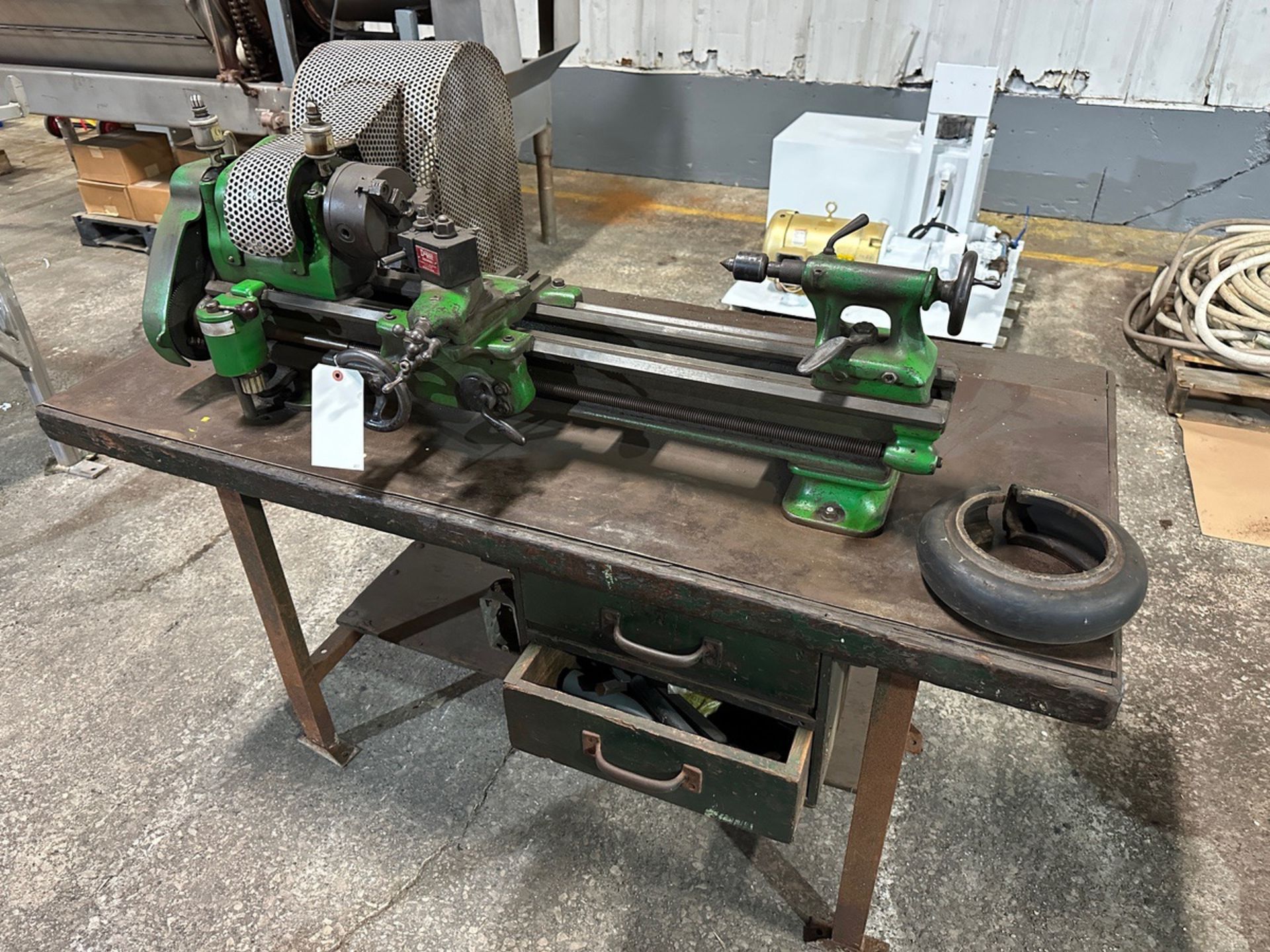 Benchtop Lathe with Bench Included (Approx. 5' x 30") | Rig Fee $100