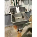 Stainless Steel Hand Sink with Foot Activation Pedals (Approx. 19" x 18" | Rig Fee $50