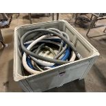 Lot of Bin of Assorted Transfer Hoses | Rig Fee $25