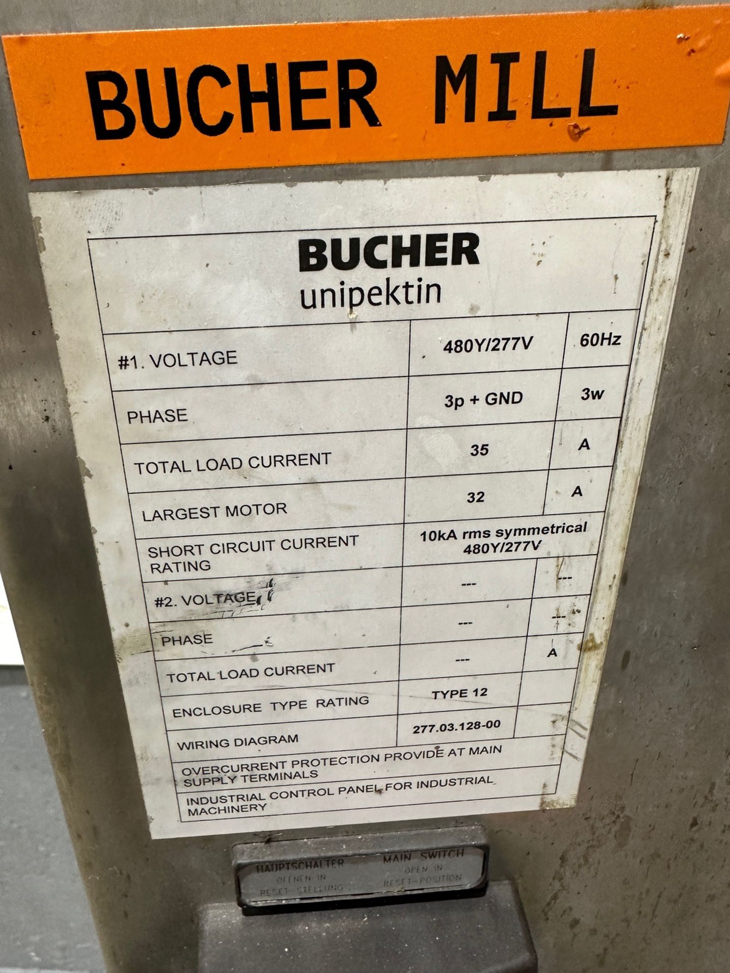2021 Bucher Model C25 Grinding Mill on Stainless Steel Frame, 18kW (Tagg | Rig Fee $350 - Image 8 of 10