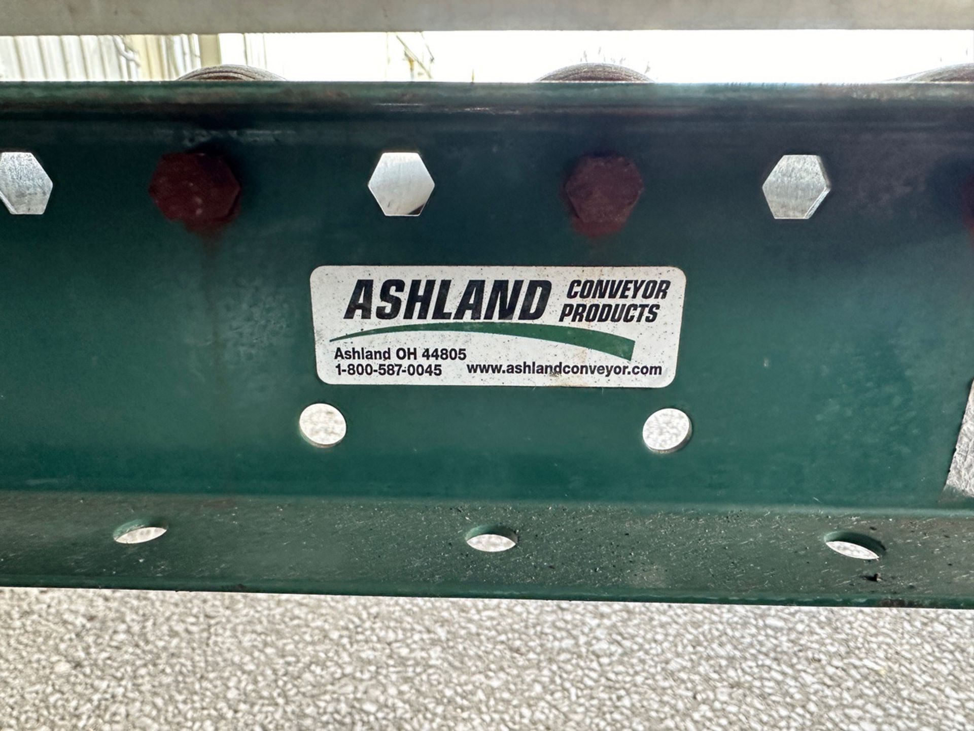 Lot of (2) Ashland Roller Conveyors (Approx. 16" x 10' Each) | Rig Fee $50 - Image 2 of 2