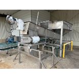 Stainless Steel Auger Conveyor (Approx. 16') with Hopper (Approx. 9' x 8 | Rig Fee $1250