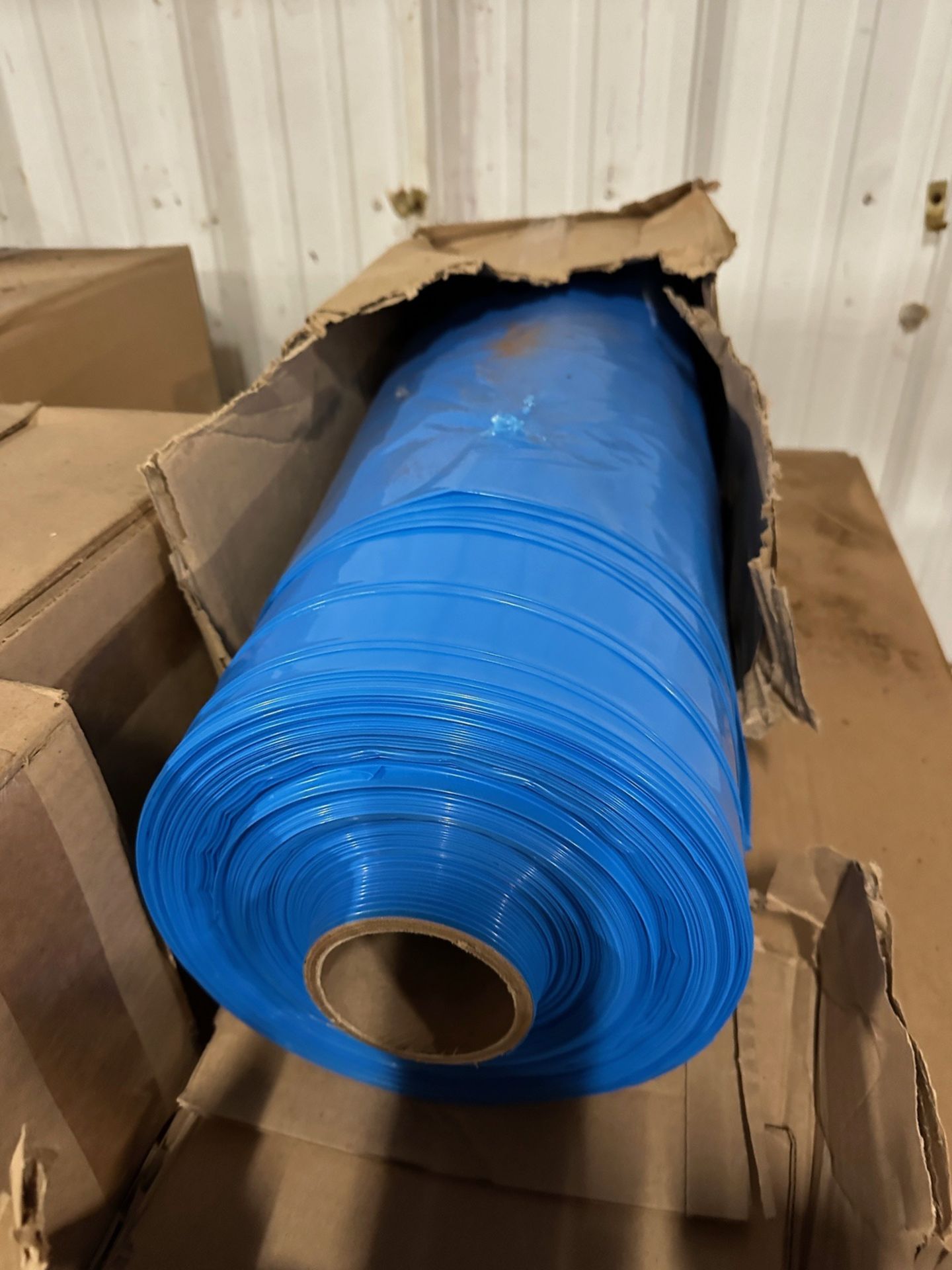 Lot of (4) Pallets of Polymer Packaging 20 x 18 x 64 Blue Co-Polymer x . | Rig Fee $150 - Image 3 of 4