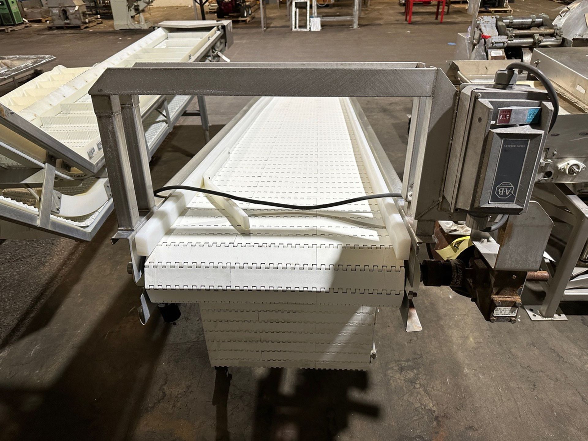 Intralox Conveyor Belt over Stainless Steel Frame (Approx. 2' x 10') | Rig Fee $50 - Image 2 of 4