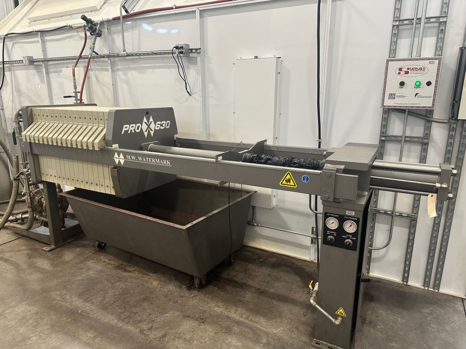 M.W. WaterMark Hydraulic Plate Press , Model PRO X 360, w/ Square Balance | Rig Fee $750