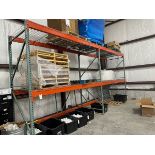 Section Of Pallet Racking, 2 Sections, 3 Uprights 4 cross sections | Rig Fee $250