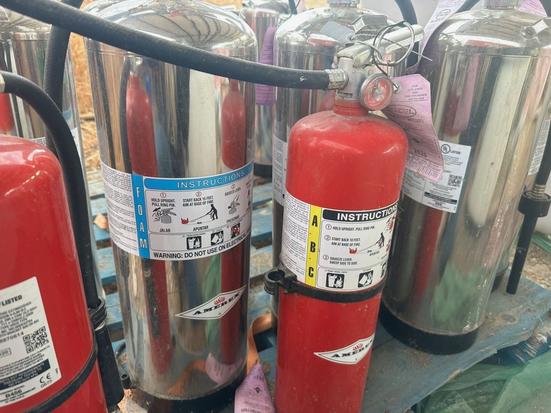 Pallet of Assorted Fire Extinguishers | Rig Fee $35 - Image 4 of 4