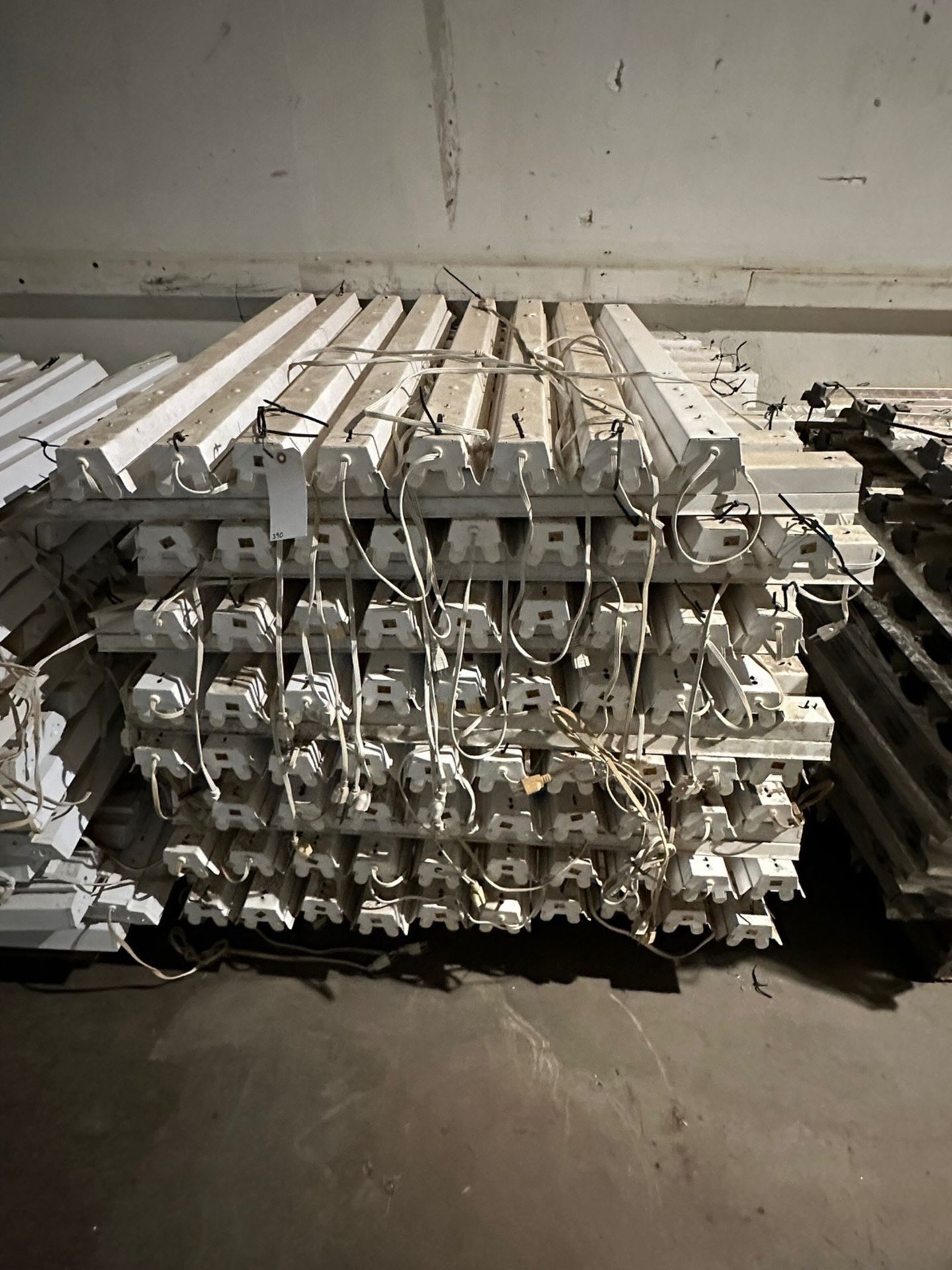 (2) Pallets of Lithonia Model 1233 Fluorescent Shop Lights, and (1) Palle | Rig Fee $200 - Image 3 of 4