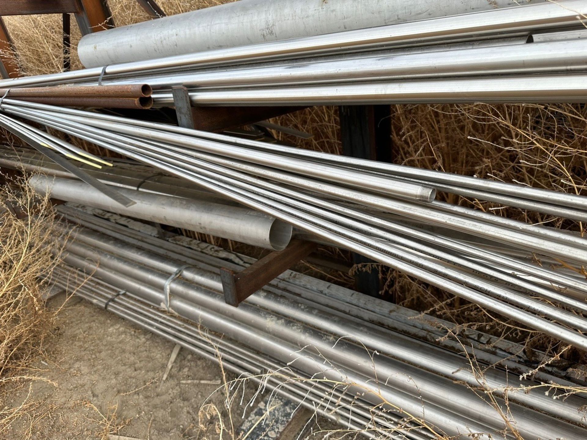 Metal Racks w/ Stainless Steel Stock & Piping, Excludes Lot 678 (See Link) | Rig Fee $1000 - Image 10 of 13