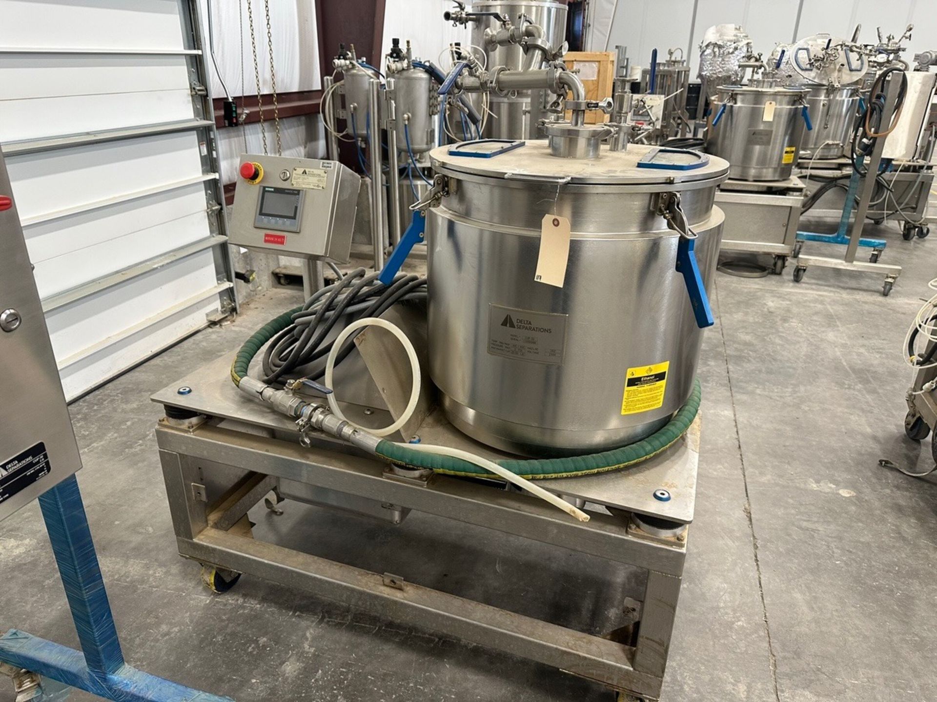 Delta Separations, Separator with panel, and Vessel, Model CUP30, S/N C30 | Rig Fee $250