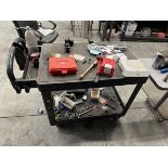 Plastic Rolling Cart With Contents | Rig Fee $35