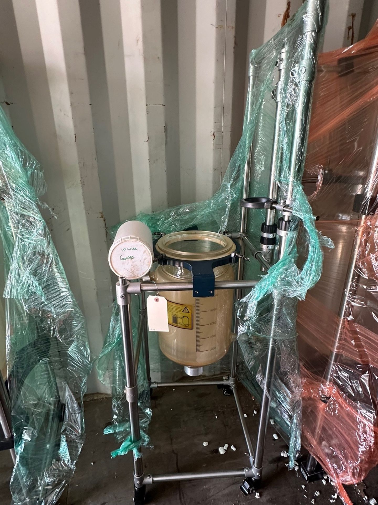 10L Glass Reactor, Jacketed | Rig Fee $200