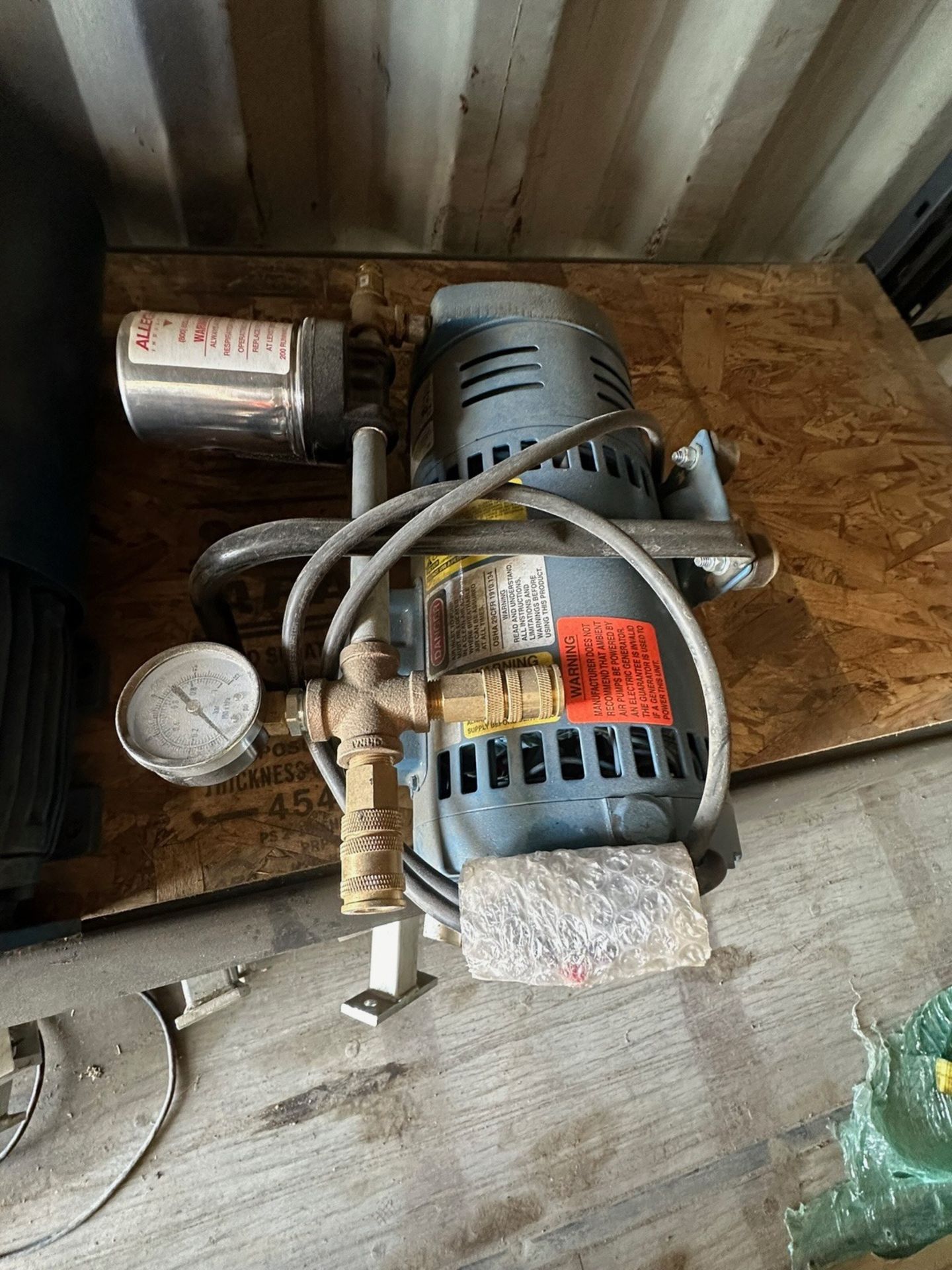 Shelf With Contents, Vacuum Pumps, Filters | Rig Fee $200 - Image 11 of 17