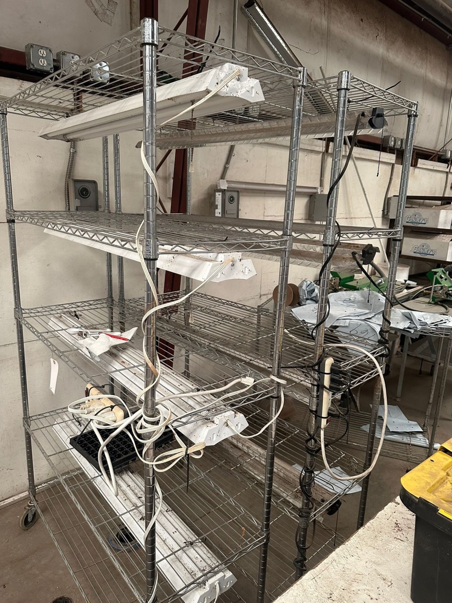 3 Metro Racks With Grow Lights | Rig Fee $75 - Image 2 of 3