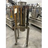 Stainless Steel Holding Tube on Stand - Subj to Bulk | Rig Fee $75