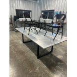 Table With 3 Folding Chairs | Rig Fee $50