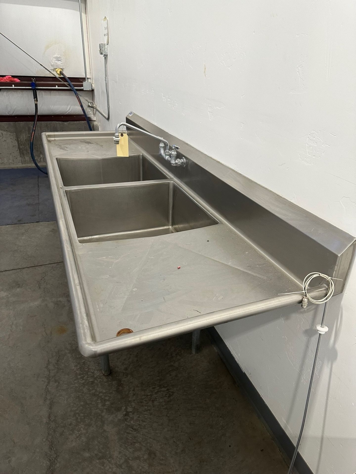 Stainless Steel 2 Basin Wash Sink | Rig Fee $125 - Image 3 of 3