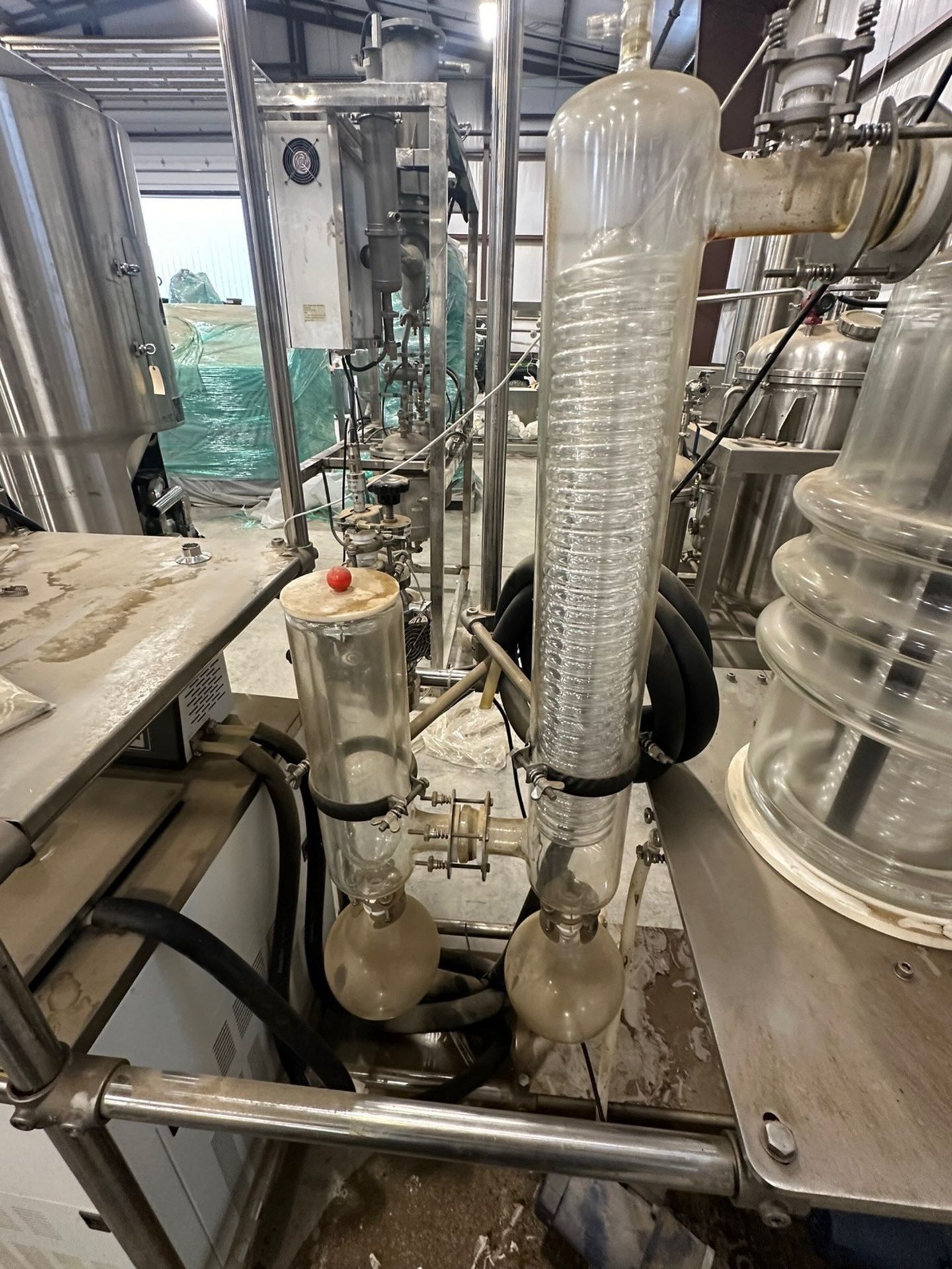 Falling Thin Film Distillation Unit, (broken glass) | Rig Fee $750 - Image 7 of 12