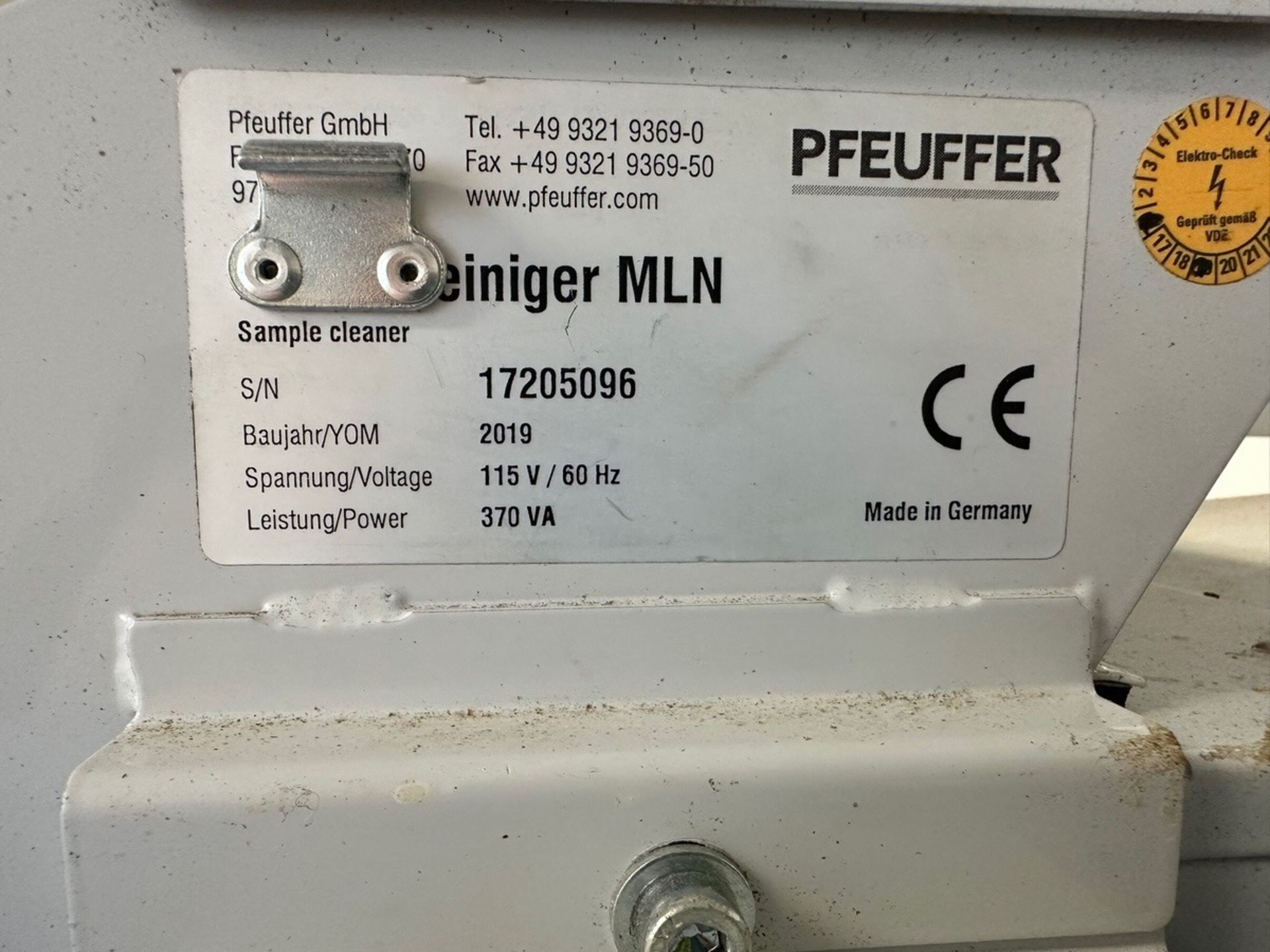 Pfeuffer, Seed Sample Cleaner, S/N 17205096 | Rig Fee $75 - Image 6 of 6