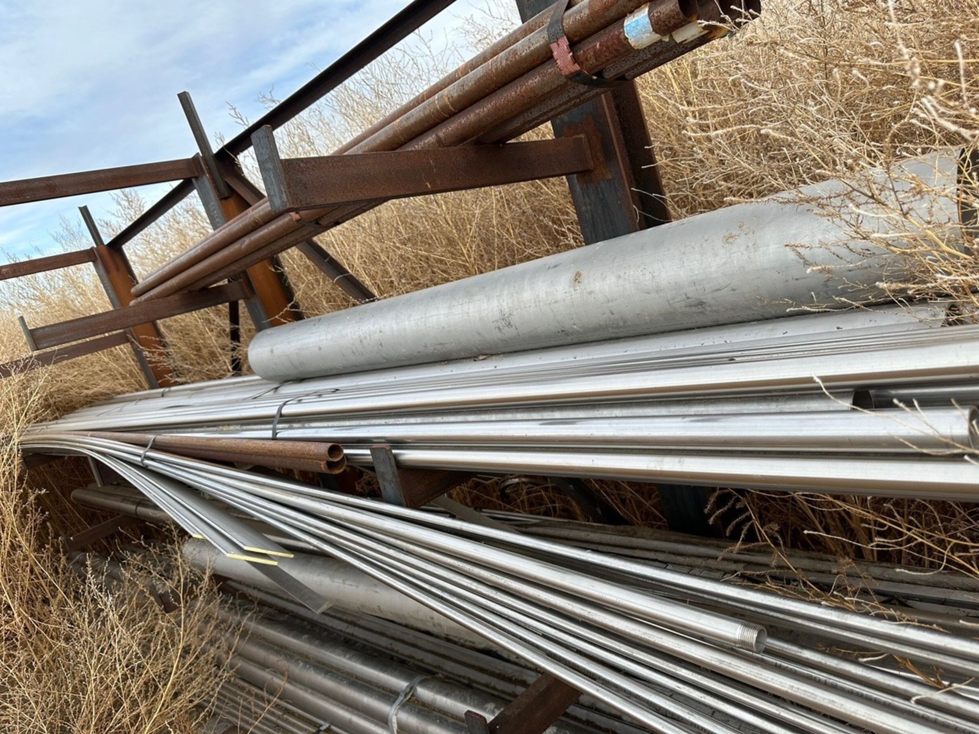 Metal Racks w/ Stainless Steel Stock & Piping, Excludes Lot 678 (See Link) | Rig Fee $1000 - Image 7 of 13