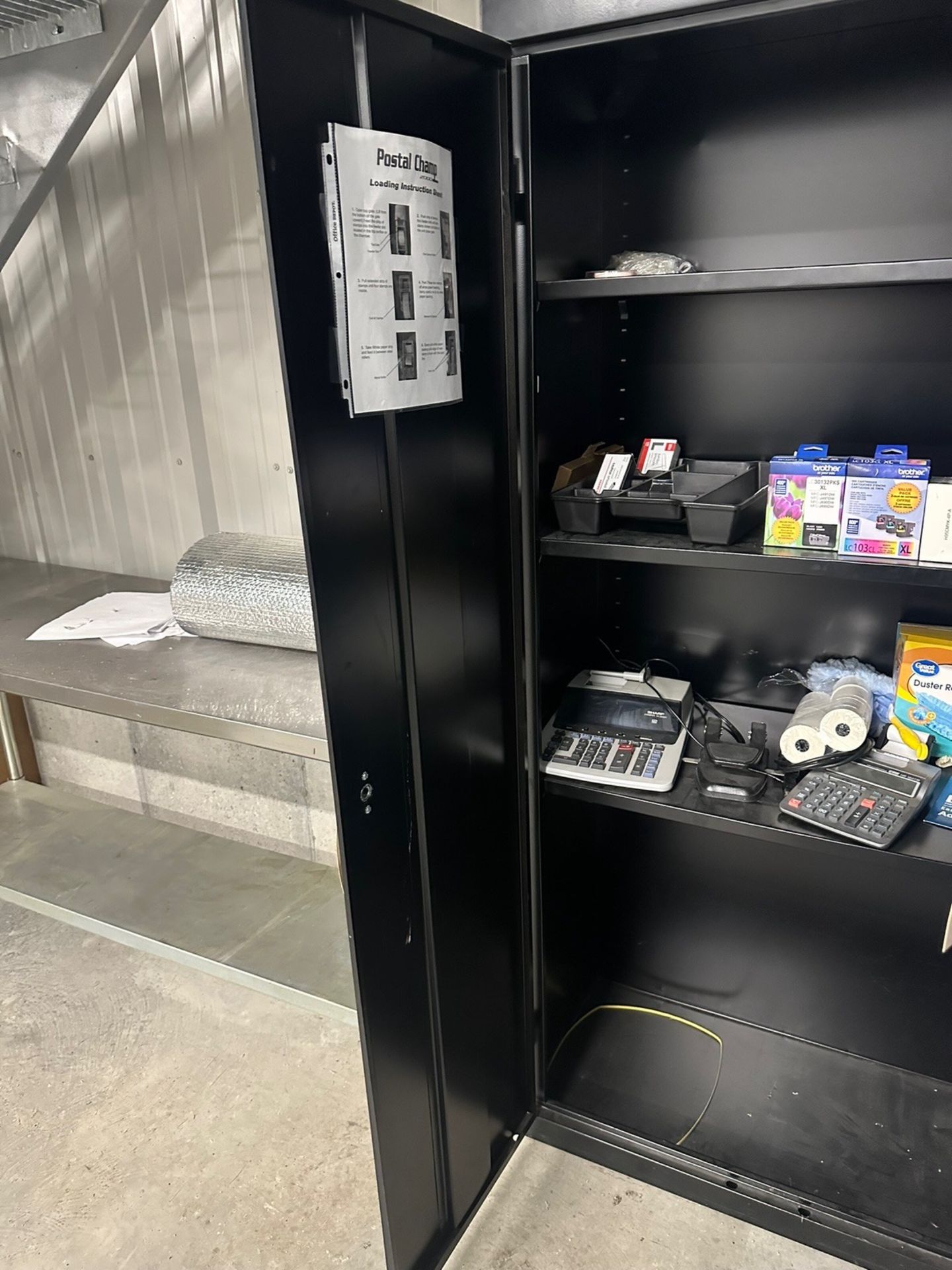 Metal Cabinet with Stainless Steel Table | Rig Fee $100 - Image 7 of 7