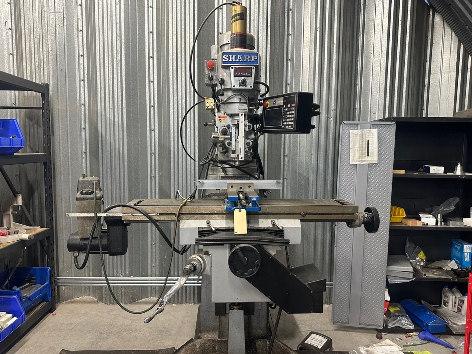 Sharp Variable speed 2 Axes CNC Knee Mill, Model TMV-K, S/N 51204602 | Rig Fee $750