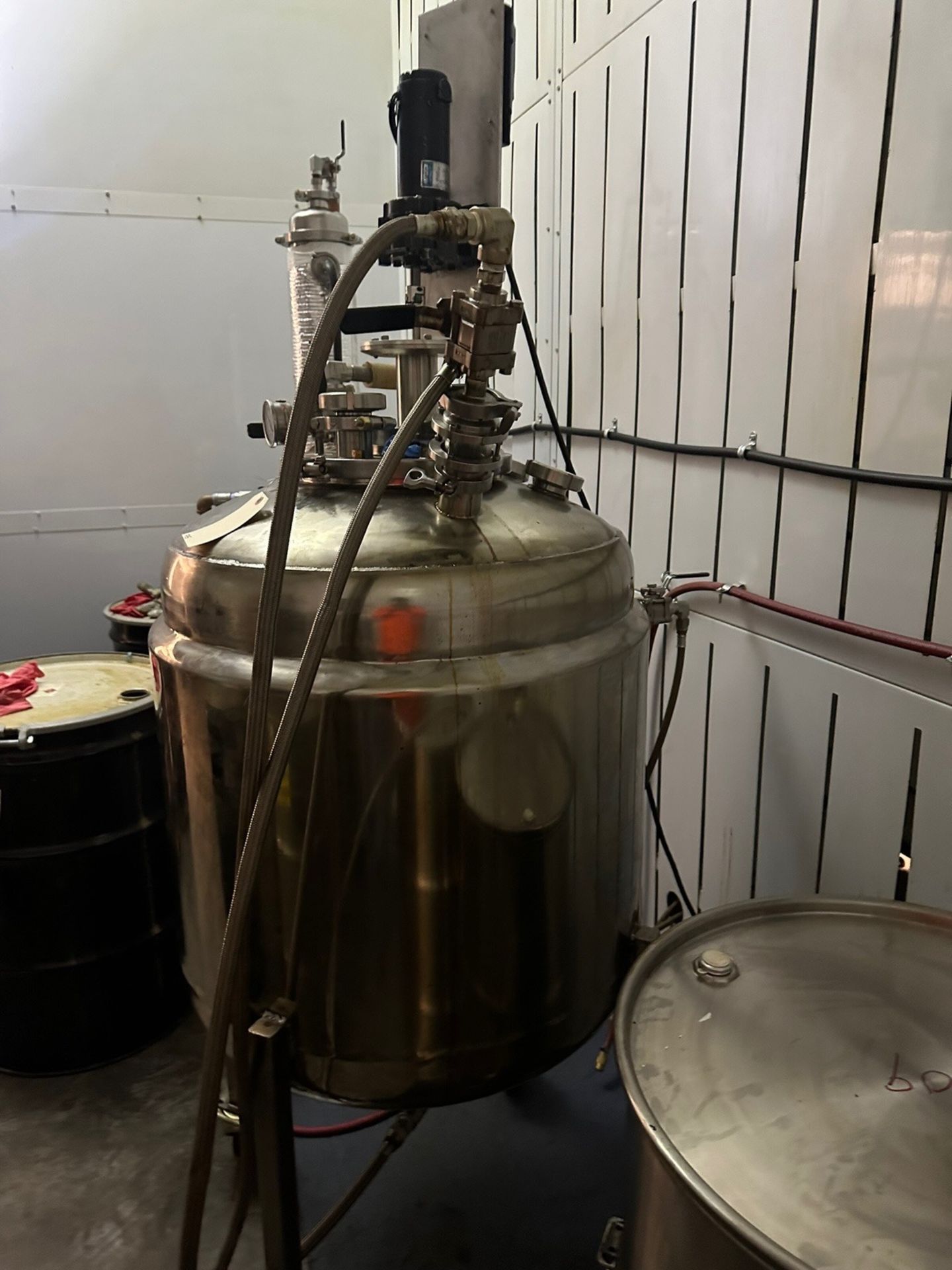 Stainless Steel Jacketed Tank 300L, With Agitation | Rig Fee $125 - Image 3 of 3