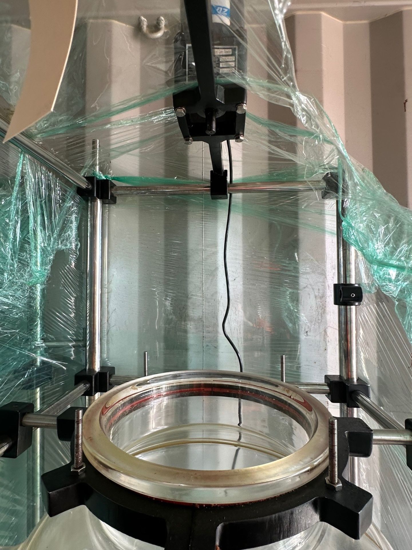 100L Glass Reactor, Jacketed With Agitator | Rig Fee $200 - Image 3 of 4