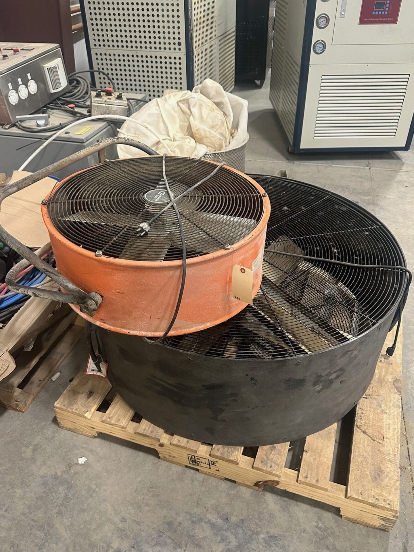 Pallet Of Shop Fans | Rig Fee $35