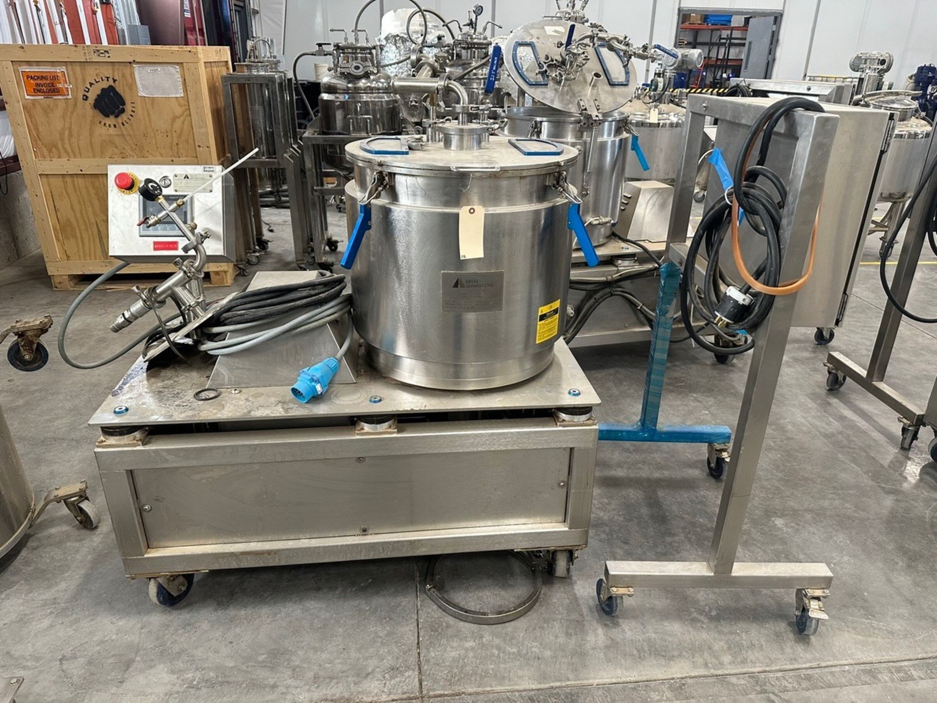 Delta Separations, Separator with panel, and Vessel, Model CUP30, S/N C30 | Rig Fee $250