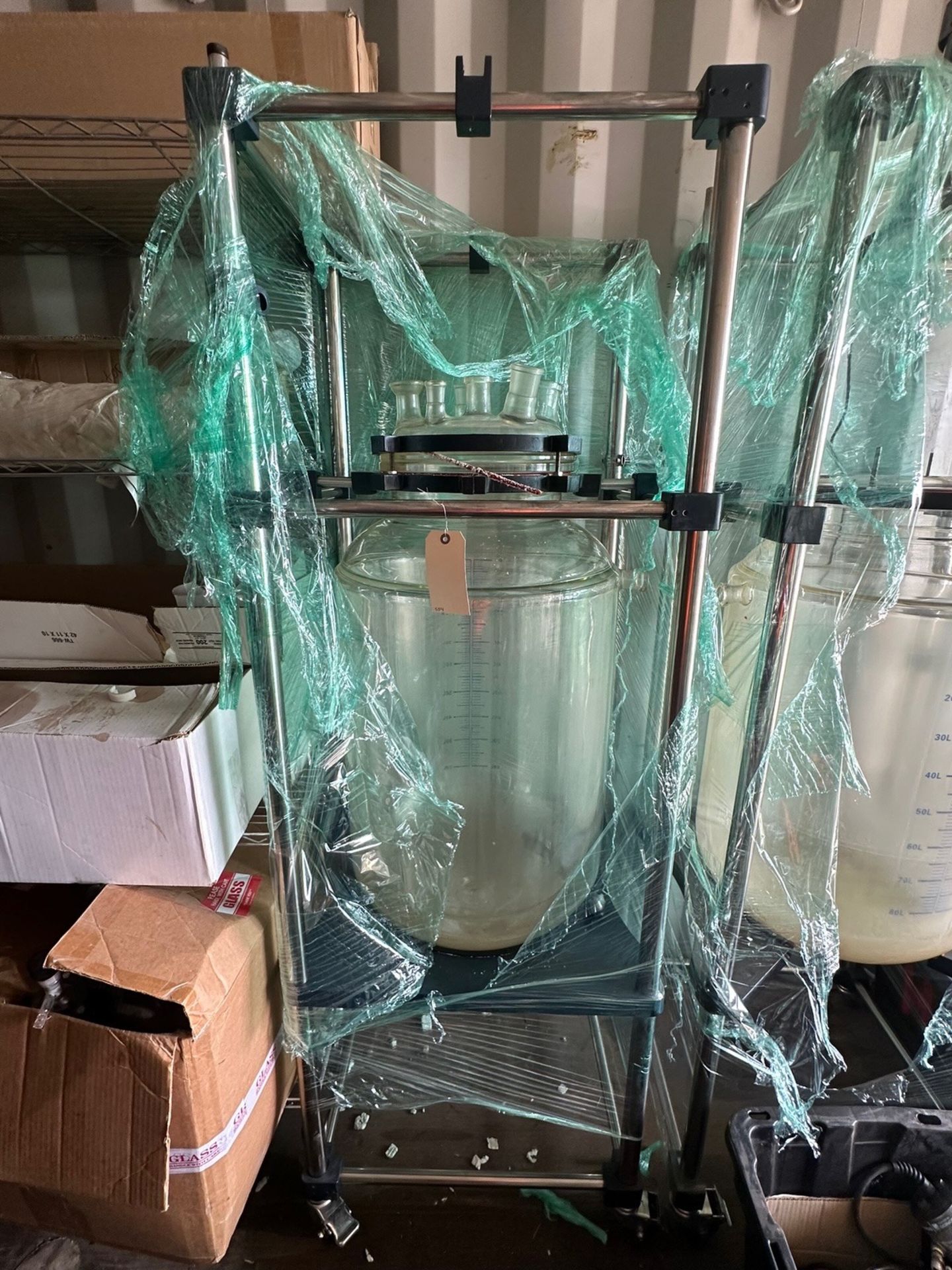 100L Glass Reactor, Jacketed | Rig Fee $350