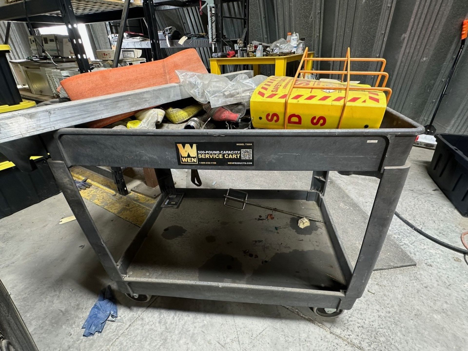 Rolling Cart With Contents | Rig Fee $75 - Image 3 of 3