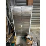 Metal 2 Door Cabinet on Casters, With Cabinets | Rig Fee $35