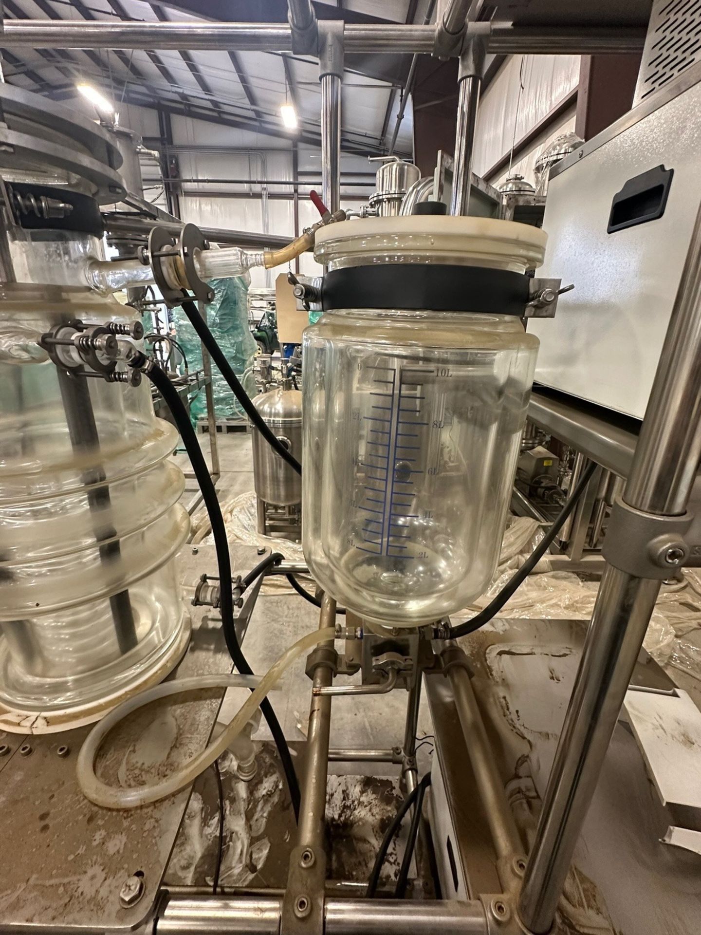 Falling Thin Film Distillation Unit, (broken glass) | Rig Fee $750 - Image 8 of 12