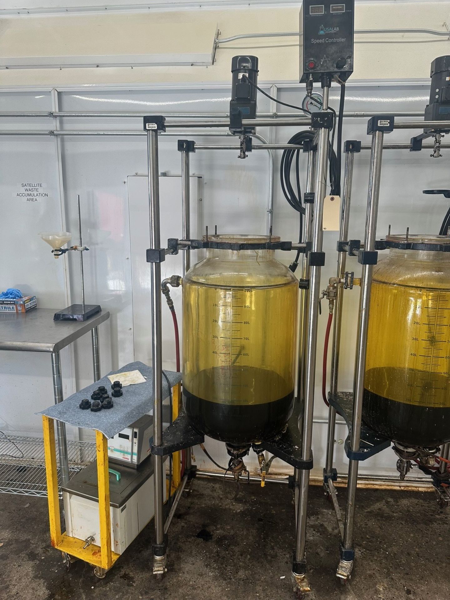 100L Glass Reactor, Jacketed | Rig Fee $125