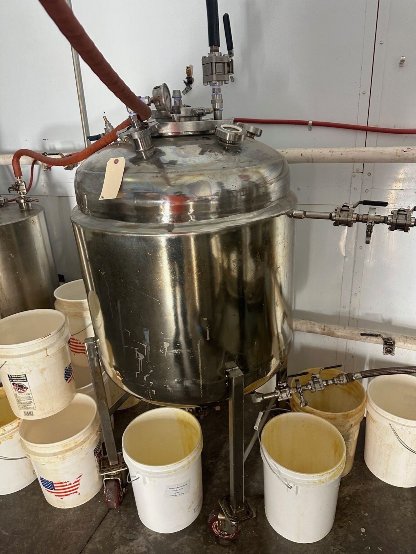 Stainless Steel Pressure Vessel, Approx. 300L | Rig Fee $125 - Image 2 of 2